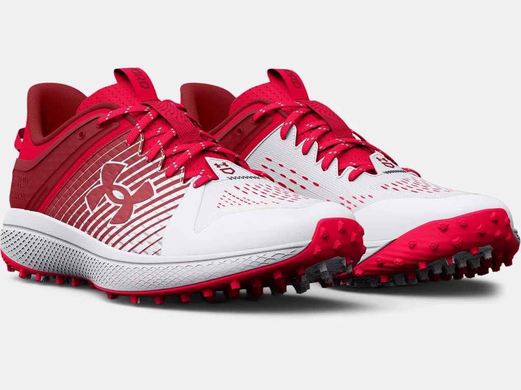 Under Armour Men's UA Yard Turf Shoes (Red) - Beacon Sporting Goods