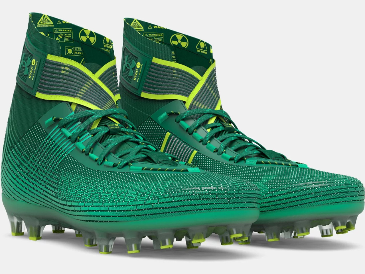 Football clearance cleats green