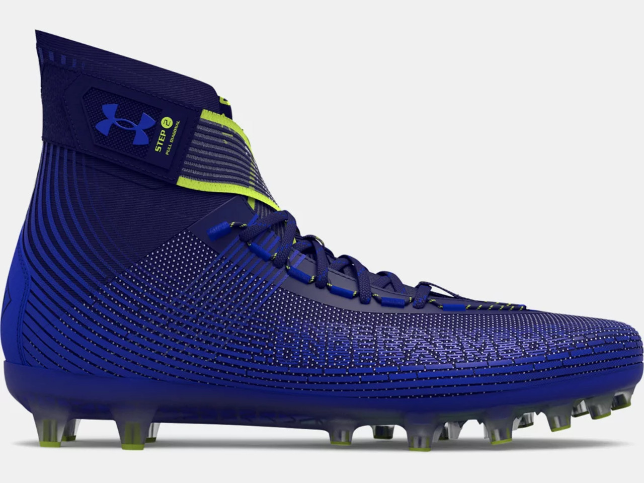 Gold under sale armour football cleats