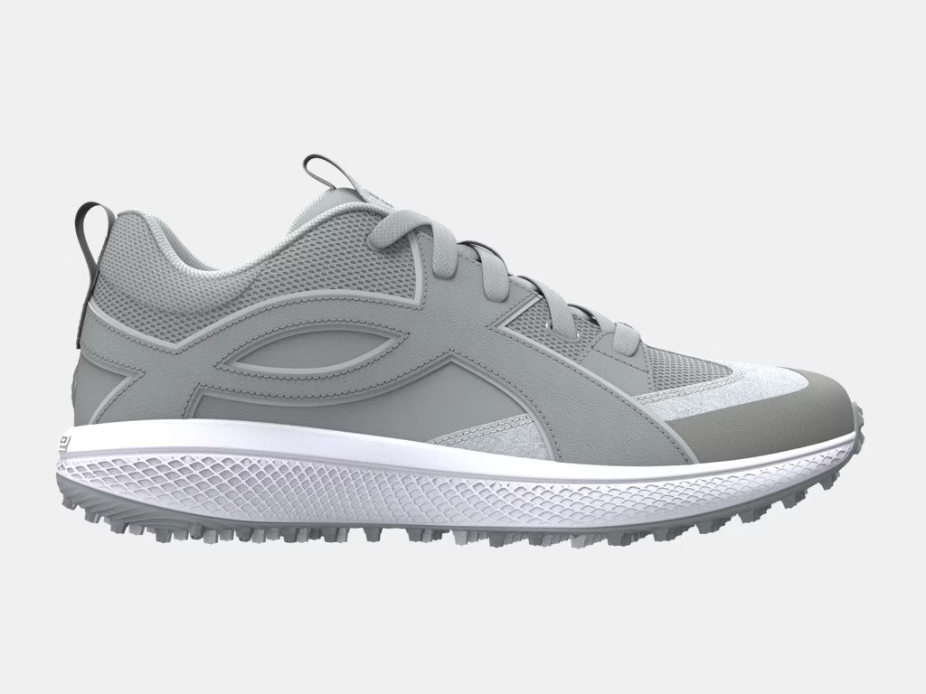 ICON White and Gray Athletic Shoes Shoes Icon In Gray And White Color. 24325050 Vector Art at  main image 3