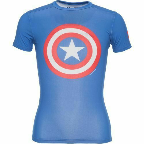 Under Armour Boys Alter Ego Shirt Captain America 1244392-402