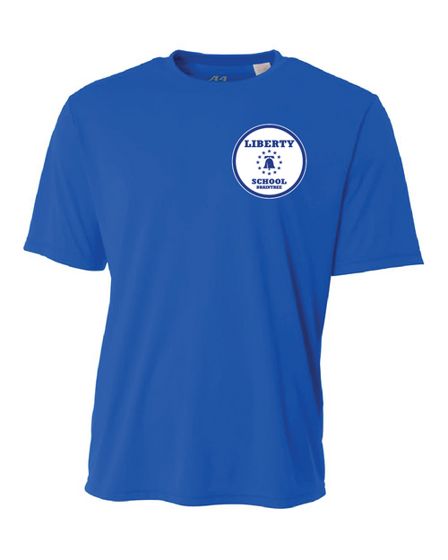 Liberty School LC Royal A4 Performance Tee