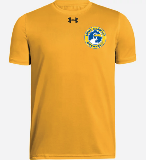 Broad Meadows Under Armour Gold Tee