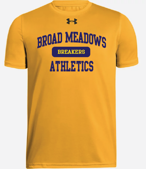 Broad Meadows Under Armour Athletics Gold Tee