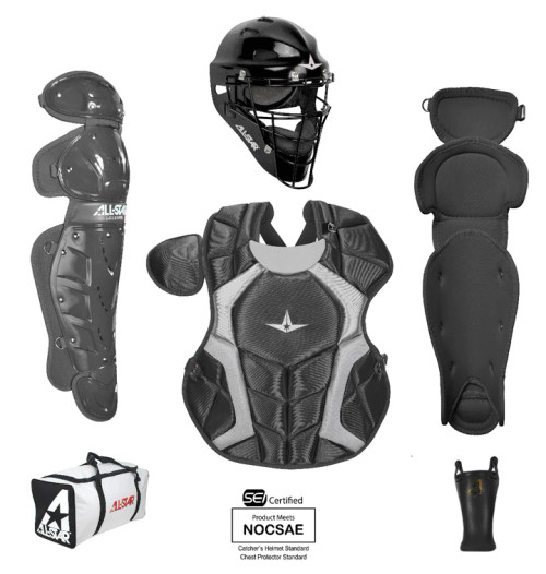 All Star Players Series Youth Catchers Box Set Fits Ages 9-12 Black