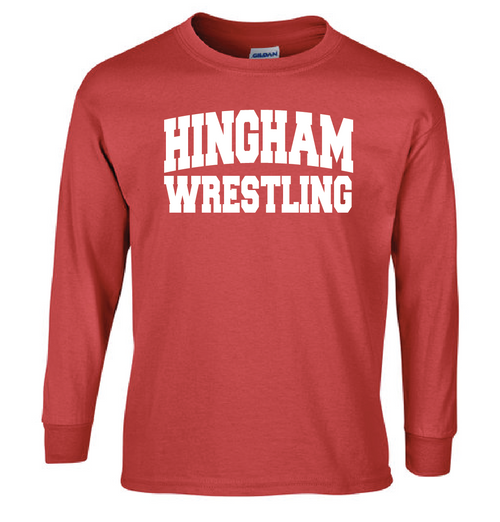 Hingham HS Team Red LS Tee Hingham HS Team Red LS Tee
