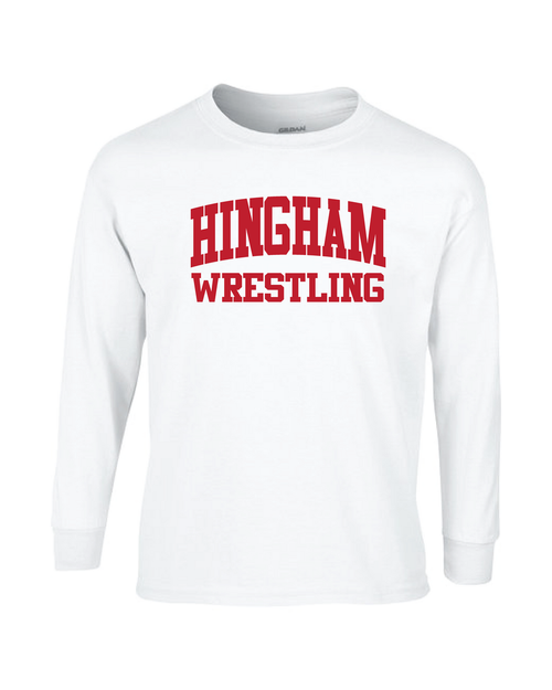 Hingham HS Team White LS Tee