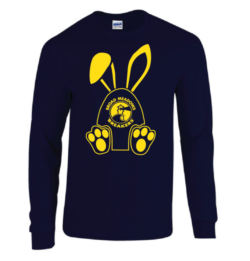 BMMS Limited Edition Bunny Navy LS Tee