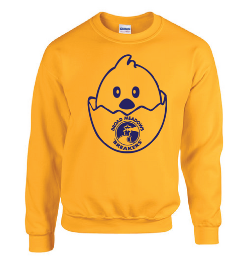 BMMS Egg Gold FF Crewneck