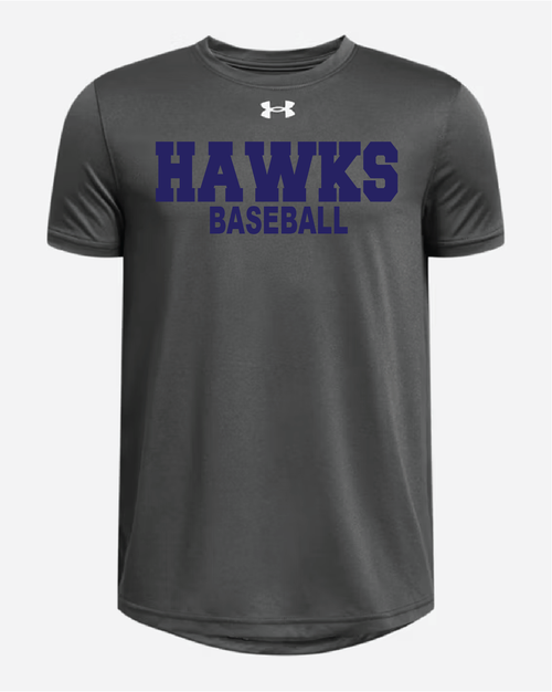 Xaverian HS UA Hawks Dk Grey Locker Tee