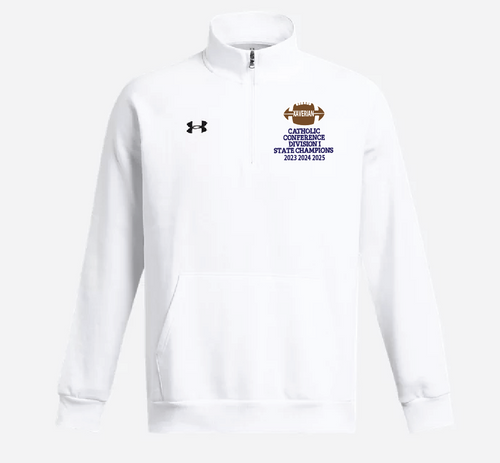 Xaverian HS NW White Fleece 3Peat 1/4 Zip