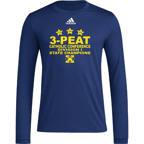 Xaverian HS 3-Peat Navy  LS  Tee
