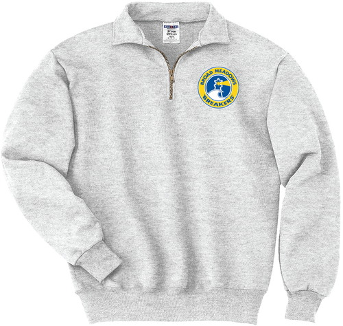 BMMS Ash 9.5oz Fleece 1/4 Zip