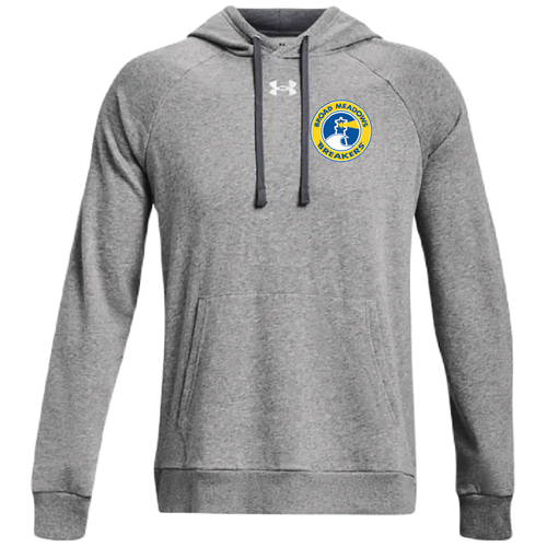 BMMS UA Grey Rival Embroidered Fleece Hoodie