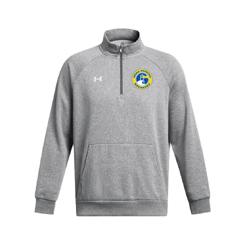 BMMS UA Grey Rival Embroidered Fleece 1/4 Zip