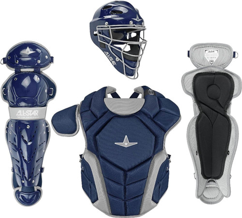 All Star Top Star Series Catchers Set Ages 12-16 Navy - Beacon