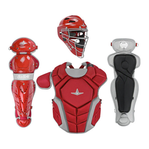 All Star Top Star Series Catchers Set Ages 12-16 Scarlet