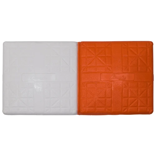 Champion Sports Hollywood Style Double First Base, Orange / White: M775