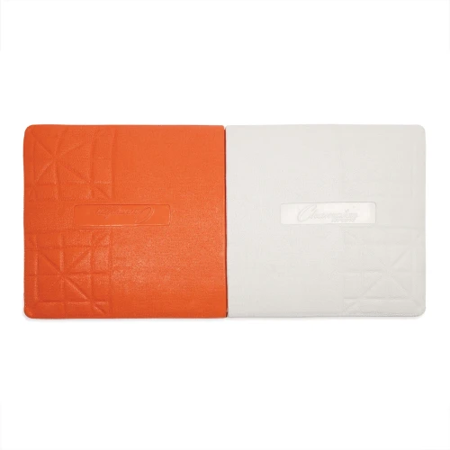 Champion Sports Pro Double First Base, Orange / White: M175