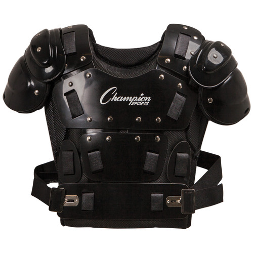 Champion Sports Outside Plastic Shield Pro Umpire Chest Protector 15": P210