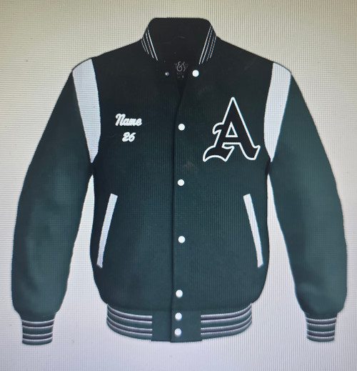 Abington High School Varsity Wool Jacket (Vinyl Sleeves)