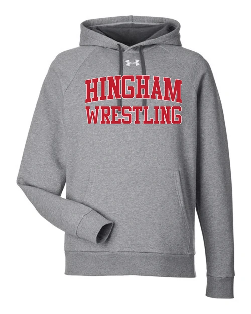 Hingham HS Under Armour Team Grey Fleece Hoodie