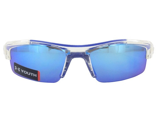 Under Armour Kids UA Nitro Sunglasses Crystal Clear w Blue Multi