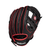 Wilson A200 Ez Catch Baseball Glove Black/Red 10": WBW10045510