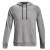 UA Boys' Rival Fleece Castlerock Light Heather Hoodie