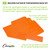Champion Sports Throwdown Bases, Orange