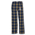 Xaverian HS Plaid Embroidered 3Peat PJ Pant with Pockets