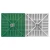 Champion Sports Bolco Style Molded Double First Base, Green / White: DFB153GN