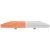 Champion Sports Bolco Style Molded Double First Base, Orange/ White: DFB153