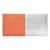 Champion Sports Bolco Style Molded Double First Base, Orange/ White: DFB153