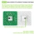 Champion Sports Hollywood Style Double First Base, Green / White: M775GN