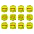 Champion Sports 12 inch Synthetic Leather Poly Core Softballs NFHS Approved - DZ: SB47YS