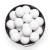 Champion Sports Lacrosse Ball Bucket, White: LBWN36