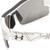 Under Armour Kids UA Nitro L Sunglasses Shiny White w Gray