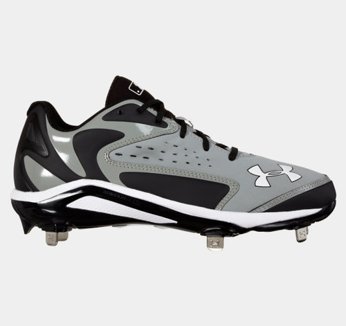 シューズ Yard Low ST Under Armour Under Armour Men's UA Yard Low ST Baseball Cleats Gray - Beacon