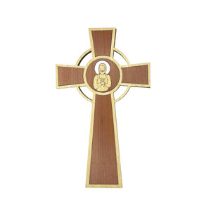 90cm Reflection Wall Crosses - Clear