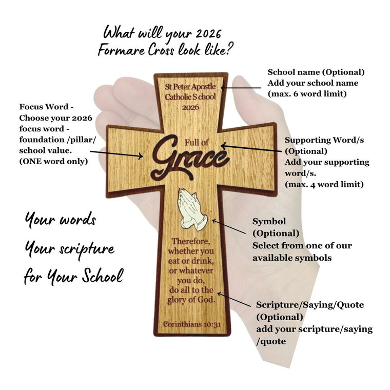 13cm Formare Signature Cross
