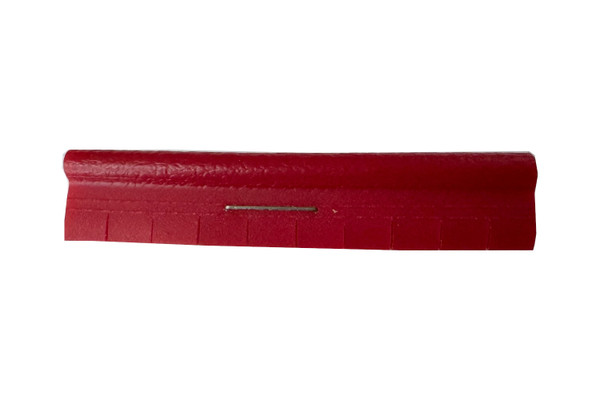 Red Extruded Embossed 180 Piping Welt - 3/16'' bead