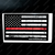 Thin Red Line American Flag Sticker