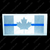 Canadian Flag Thin Blue Line Sticker