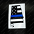 Thin Blue Line American Flag Sticker