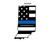 Blue Line Indiana Decal