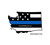 Show your support for Washington law enforcement with our Blue Line Washington Decal from OnSiteDecals. This striking decal features a unique Washington shape with a bold Thin Blue Line. Perfect for vehicles, windows, laptops, and more, this decal is a powerful statement of solidarity and respect.