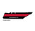 Red Line Reflective Tennessee Decal