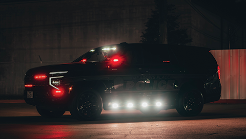 Black Ghosted Police Tahoe, Black Ghost Tahoe, Police Black Ghost Graphics, Custom Ghosted Graphics, Custom Ghosted Police Car Graphics