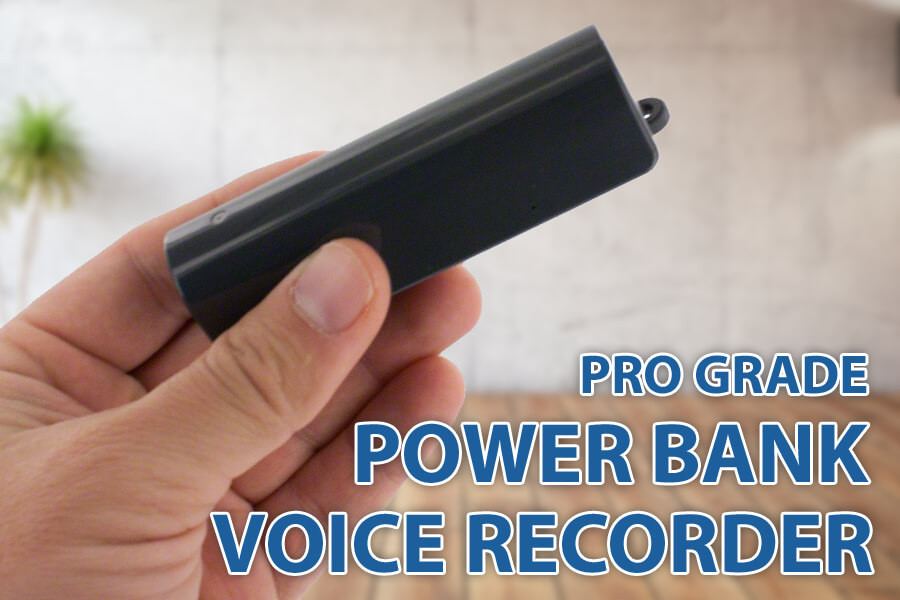 Product Spotlight: Portable USB Power Bank Voice Recorder